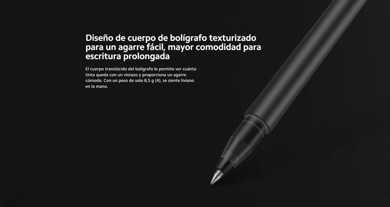 Bolígrafo de Gel Alta Capacidad Xiaomi Pack de 10