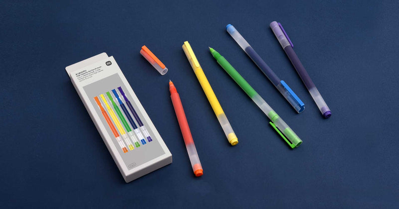 Bolígrafo de Gel Xiaomi Alta Capacidad Pack de 5