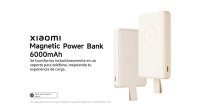 Power Bank inalámbrico Xiaomi 6000mAh
