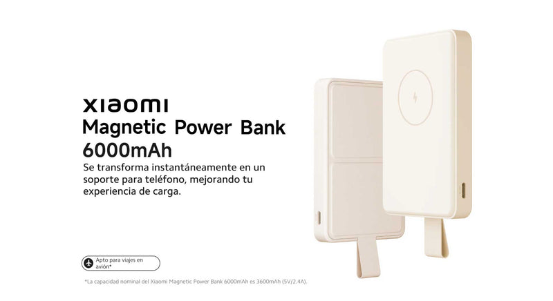 Power Bank inalámbrico Xiaomi 6000mAh