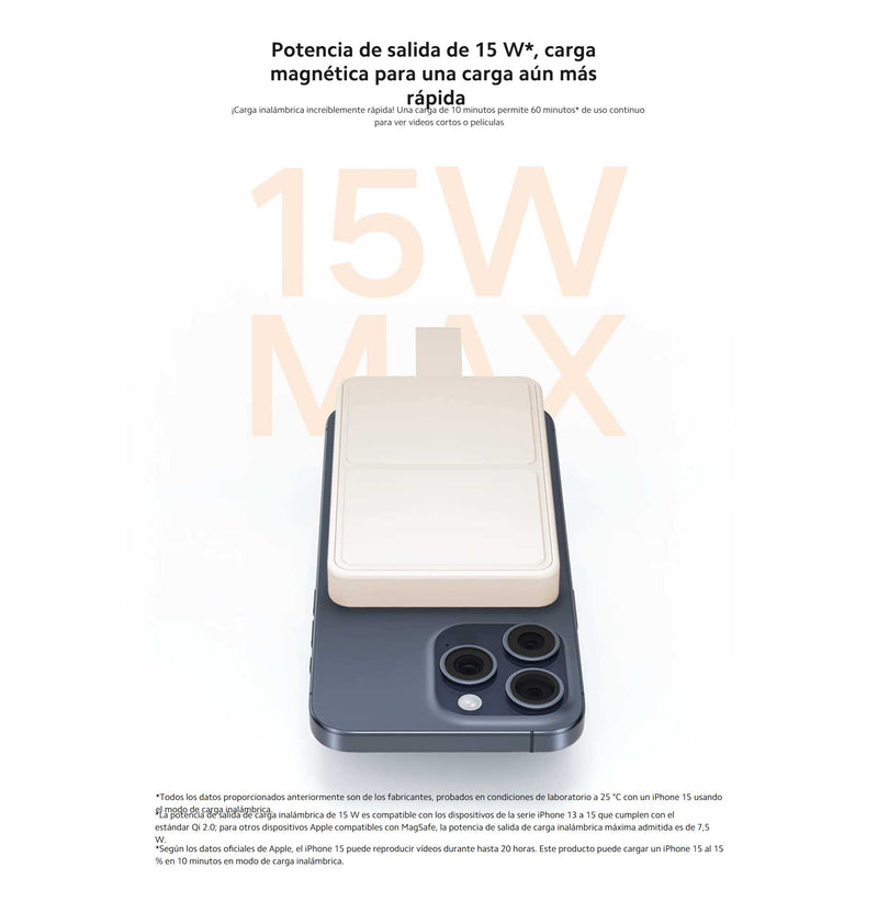 Power Bank inalámbrico Xiaomi 6000mAh