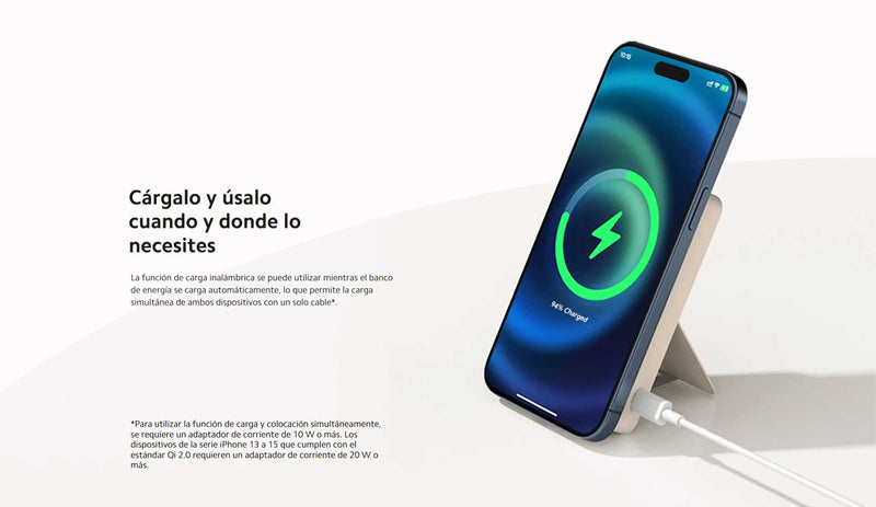 Power Bank inalámbrico Xiaomi 6000mAh