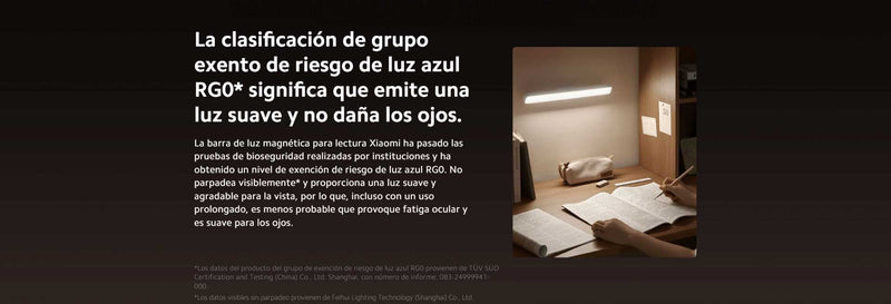 Xiaomi Barra de Luz de Lectura Magnética
