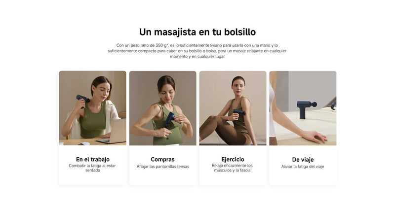 Pistola Masajeadora Xiaomi 2 Mini