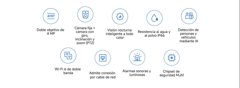 Cámara exterior dual Xiaomi CW500