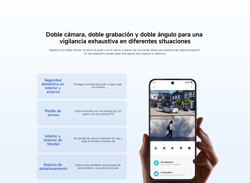 Cámara exterior dual Xiaomi CW500