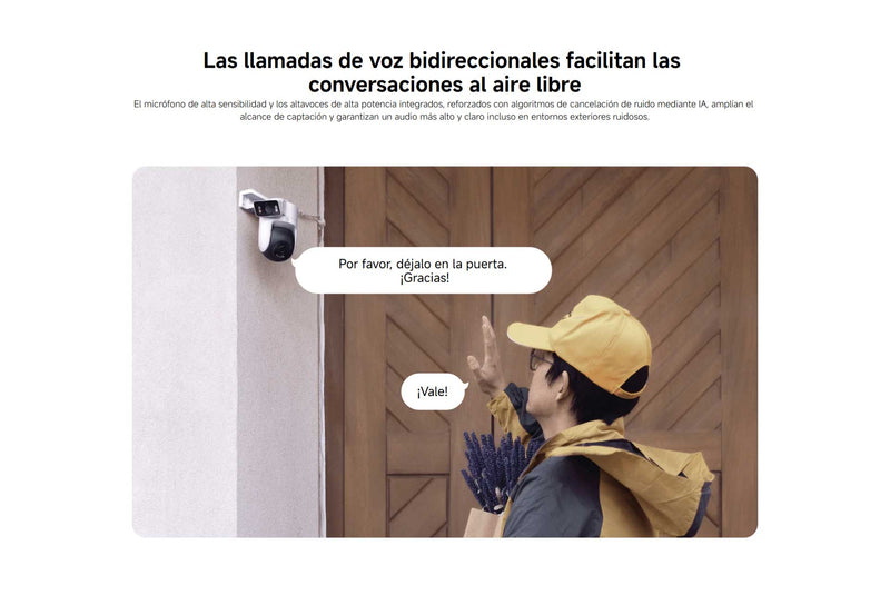 Cámara exterior dual Xiaomi CW500