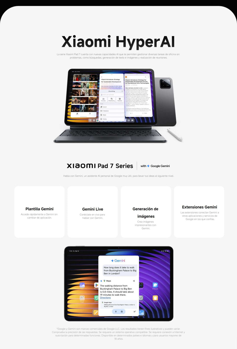 Tablet Xiaomi Pad 7 8GB/256GB