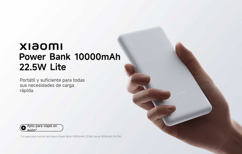 Power Bank Xiaomi Lite 10000mAh 22.5W