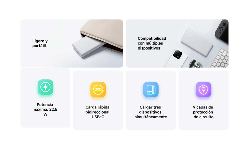 Power Bank Xiaomi Lite 10000mAh 22.5W
