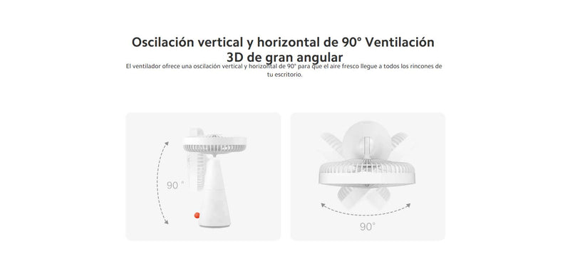Mini Ventilador Recargable Xiaomi