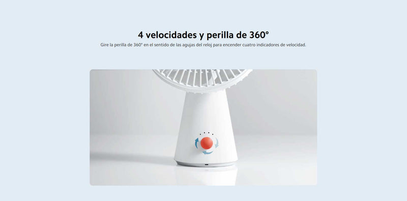 Mini Ventilador Recargable Xiaomi