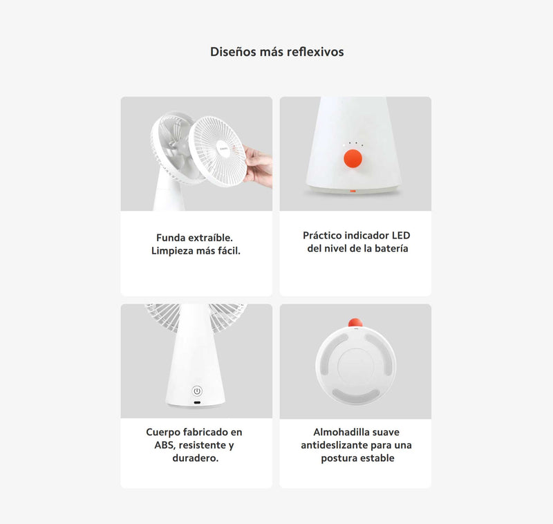 Mini Ventilador Recargable Xiaomi