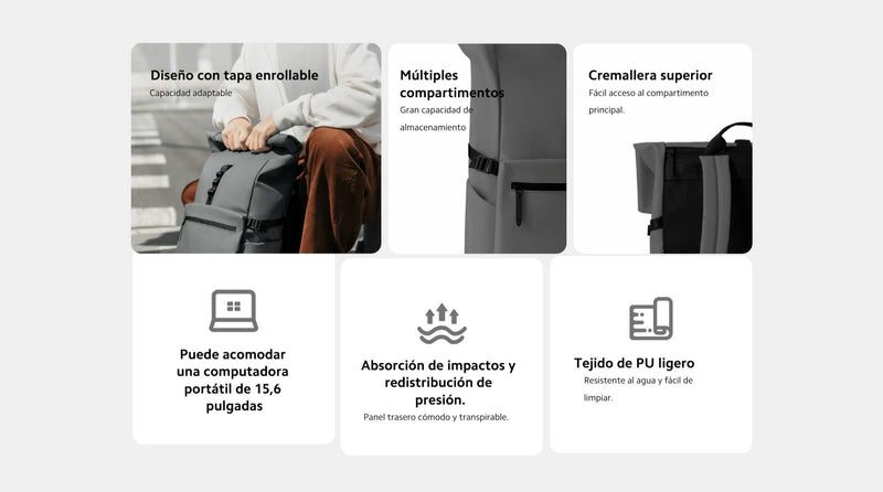 Mochila Casual Enrollable Xiaomi