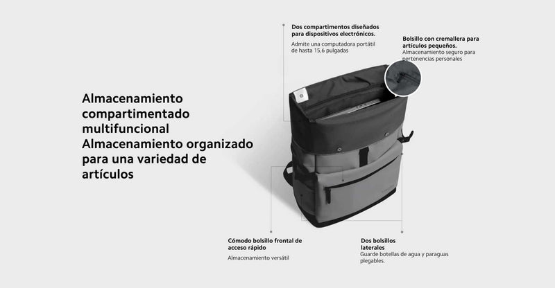 Mochila Casual Enrollable Xiaomi