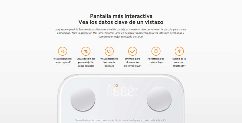 Balanza de Composición Corporal Xiaomi S400