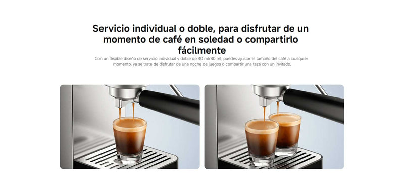 Máquina Xiaomi Semi-automática de Espresso
