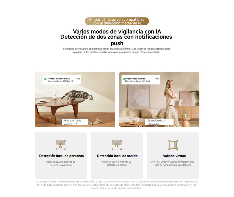 Cámara inteligente dual Xiaomi C300