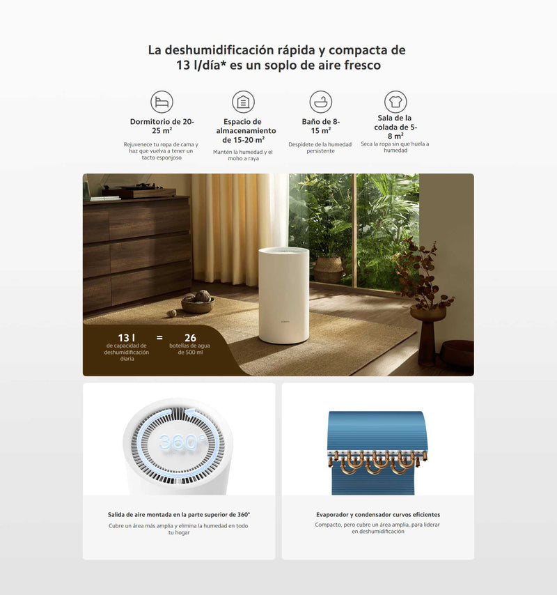 Xiaomi Deshumidificador Inteligente Lite