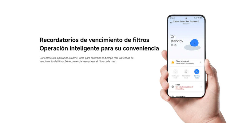 Filtros Xiaomi Fuente inteligente para mascotas 2