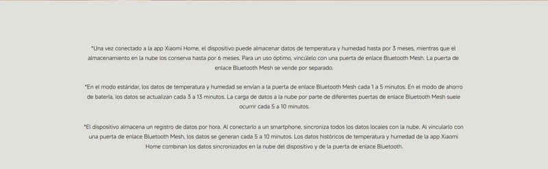 Monitor Inteligente de Temperatura y Humedad Xiaomi 3 Mini