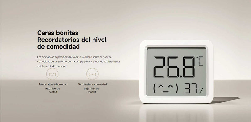 Monitor Inteligente de Temperatura y Humedad Xiaomi 3 Mini