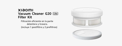 Kit de filtros para aspiradora Xiaomi G20 Lite
