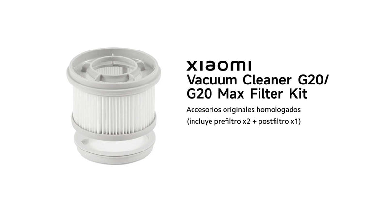 Kit de filtros para aspiradora Xiaomi G20/G20 Max