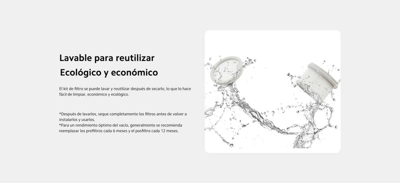 Kit de filtros para aspiradora Xiaomi G20/G20 Max