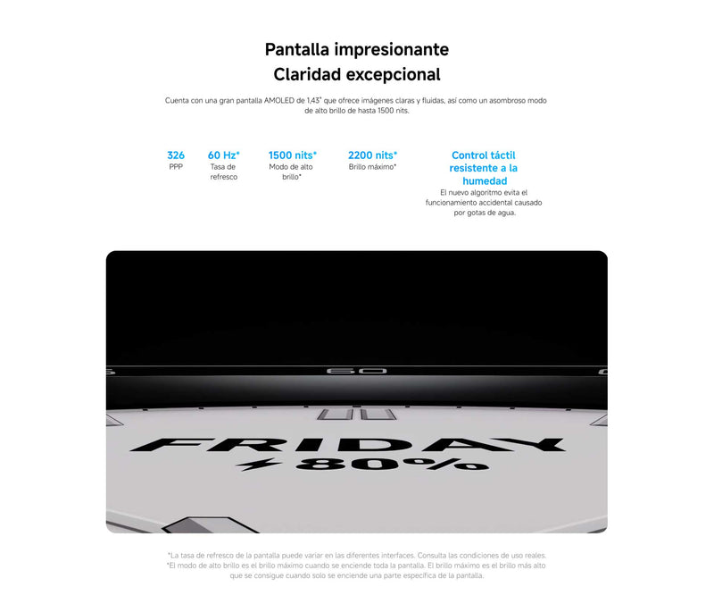 Reloj Inteligente Xiaomi S4 Rainbow
